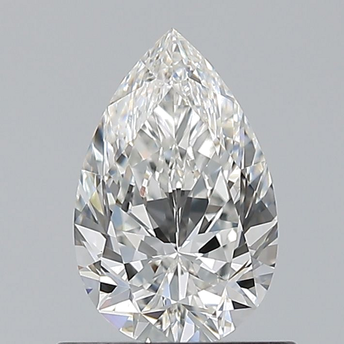 0.7 carat G-VVS1 Natūralus Pear Deimantas (1)