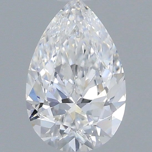 0.4 carat E-SI1 Natūralus Pear Deimantas (1)