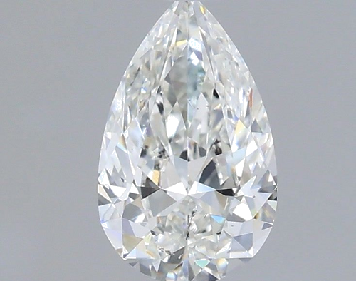 0.5 carat H-SI2 Natūralus Pear Deimantas (1)