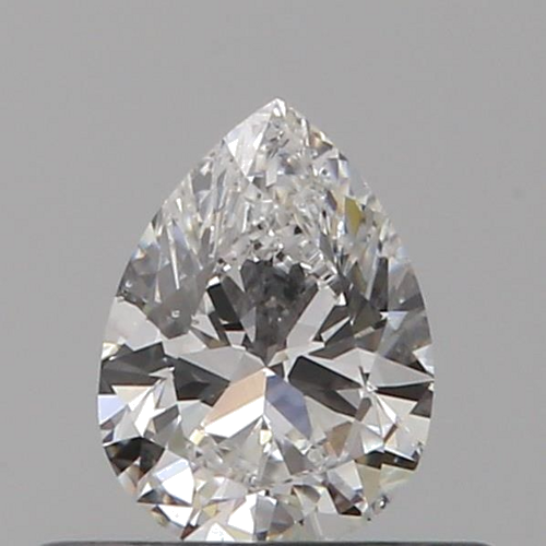 0.3 carat E-SI1 Natūralus Pear Deimantas (1)