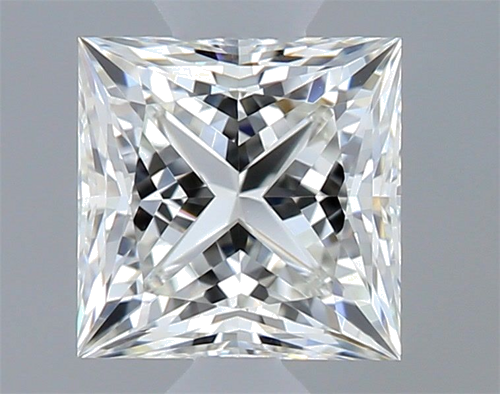 0.5 carat I-VS2 Natūralus Princess Deimantas (1)