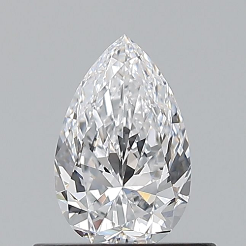 0.5 carat D-VVS2 Natūralus Pear Deimantas (1)