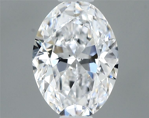 0.38 carat D-SI1 Natūralus Oval Deimantas (1)