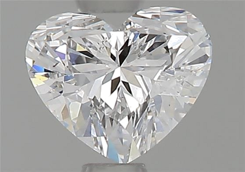 0.56 carat D-VS2 Natūralus Heart Deimantas (1)
