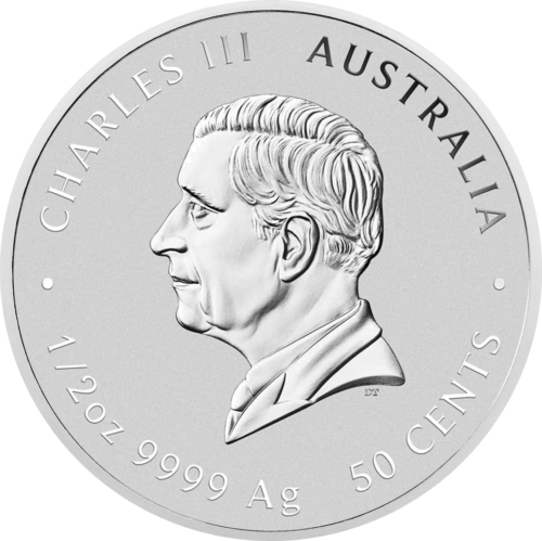 1/2 oz Čūsku gads 2025 (Lunar III) Austrālijas sudraba monēta (2)