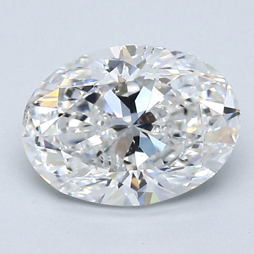 1.5 carat F-SI2 Natūralus Oval Deimantas (1)