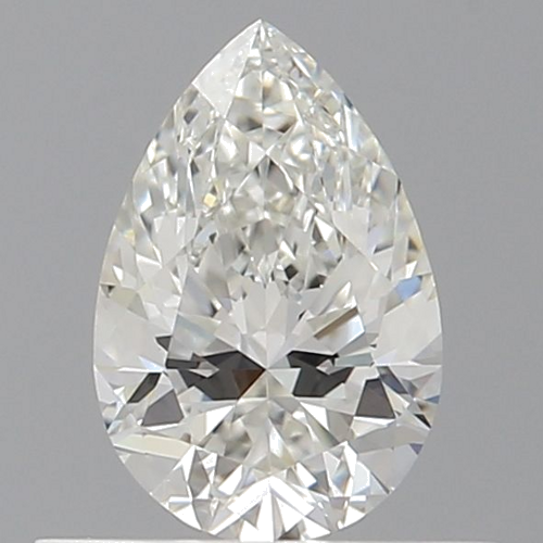 0.5 carat G-IF Natūralus Pear Deimantas (1)