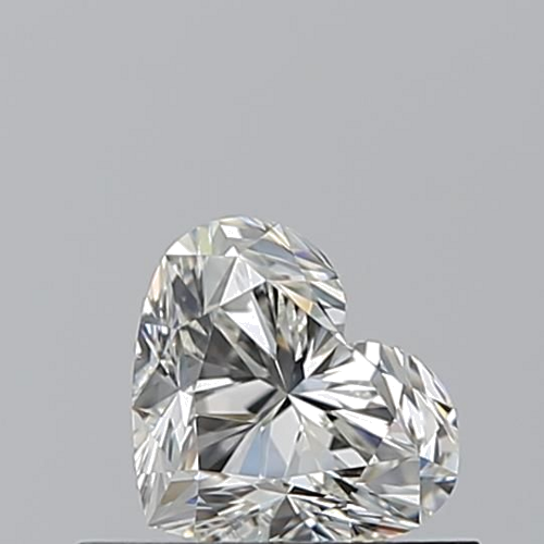 0.51 carat J-VVS2 Natūralus Heart Deimantas (1)