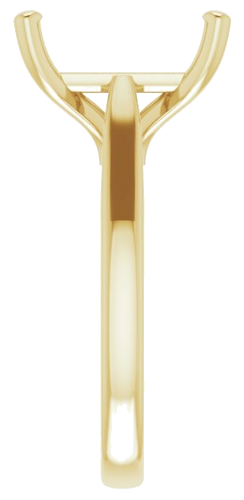 Sužadėtuvių Žiedas „Solitaire“ 585 Geltonojo Aukso Emerald 12mm x 10mm (4)