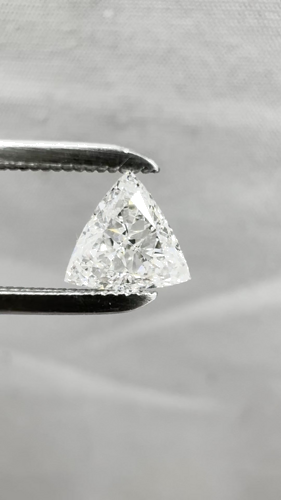 0.5 carat G-SI1 Natūralus Triangular Deimantas (1)