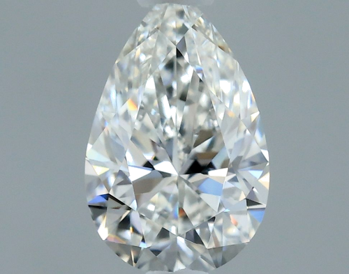 0.36 carat G-VVS1 Natūralus Pear Deimantas (1)