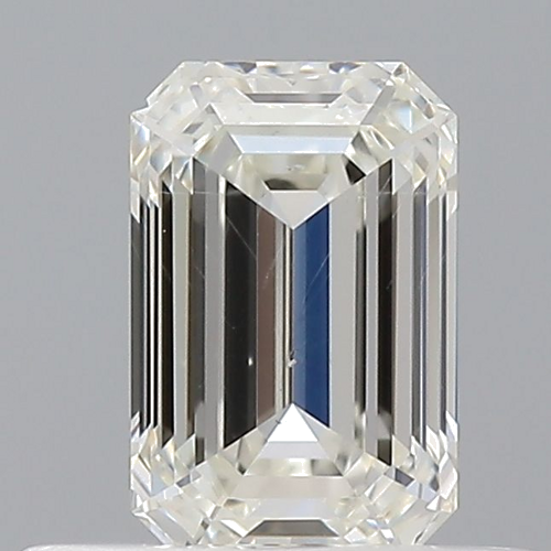 0.51 carat I-SI2 Natūralus Emerald Deimantas (1)