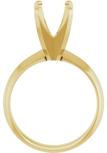 Sužadėtuvių Žiedas „Lightweight Solitaire“ 14k yellow gold Elongated Cushion 10mm x 8mm (2)