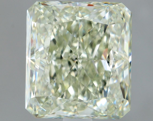2.03 carat Fancy Light Yellowish Green-VS2 Natūralus Radiant Deimantas (1)
