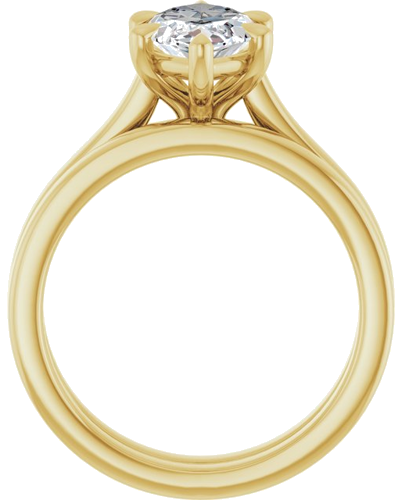 Sužadėtuvių Žiedas „Claw-Prong“ 14k yellow gold Marquise 13mm x 6.5mm (7)