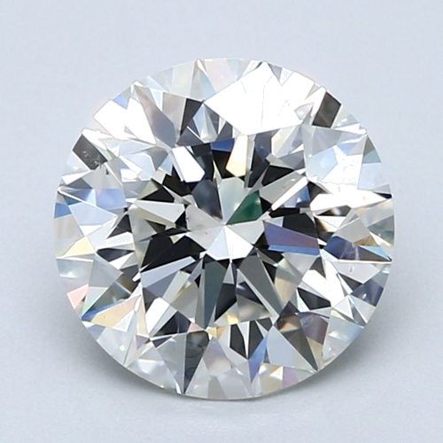 3.01 carat H-SI1 Excellent cut Natūralus Round Deimantas (1)