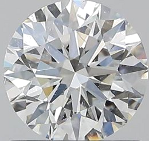 1.01 carat G-SI2 Excellent cut Natūralus Round Deimantas (1)