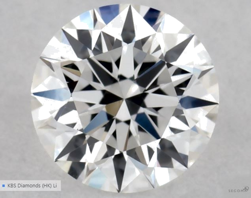 0.24 carat E-SI1 Excellent cut Natūralus Round Deimantas (1)