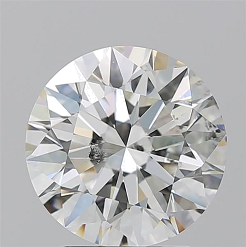 3.17 carat I-SI2 Excellent cut Natūralus Round Deimantas (1)