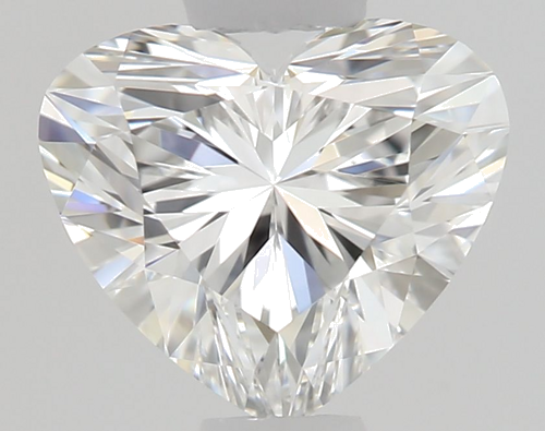 0.56 carat E-VVS2 Natūralus Heart Deimantas (1)