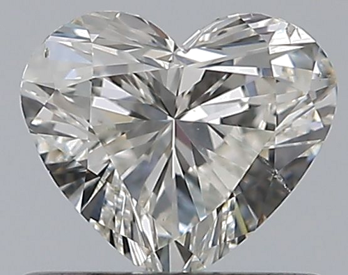 0.5 carat I-SI2 Natūralus Heart Deimantas (1)