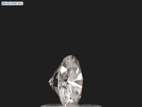 0.54 carat G-VVS1 GD cut Natūralus Round Deimantas (1)