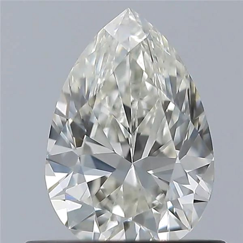 0.54 carat I-IF Natūralus Pear Deimantas (1)