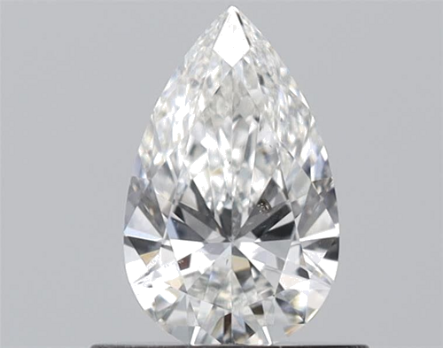 0.53 carat G-SI2 Natūralus Pear Deimantas (1)