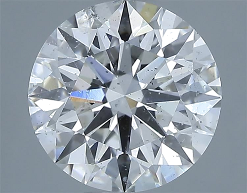 2.3 carat G-SI2 Excellent cut Natūralus Round Deimantas (1)