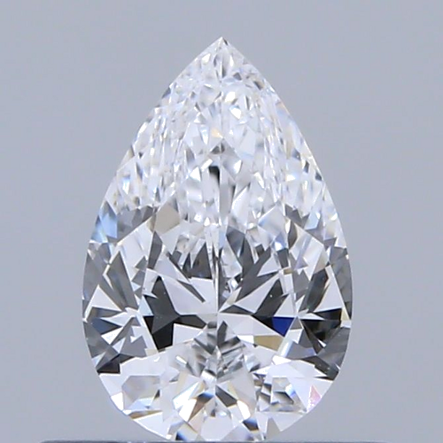 0.38 carat D-VVS2 Natūralus Pear Deimantas (1)