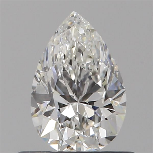 0.5 carat F-VS2 Natūralus Pear Deimantas (1)