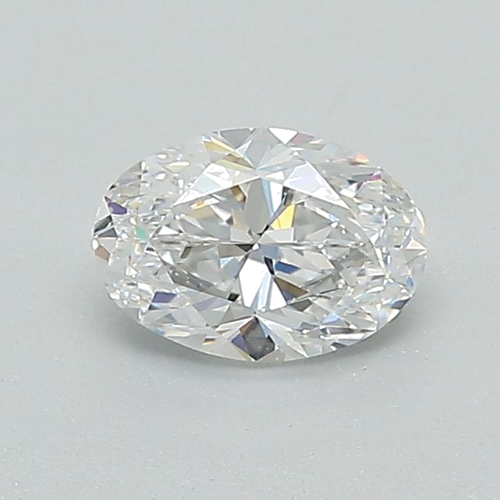 0.53 carat D-VVS2 Natūralus Oval Deimantas (1)