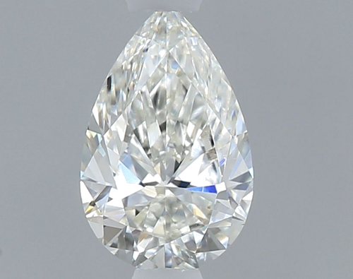 0.4 carat H-VS2 Natūralus Pear Deimantas (1)
