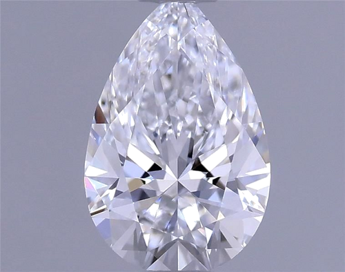 0.45 carat D-VS2 Natūralus Pear Deimantas (1)