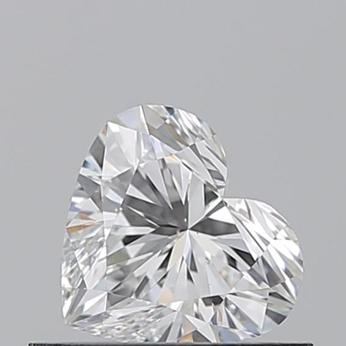 0.51 carat F-VS2 Natūralus Heart Deimantas (1)