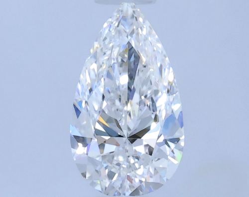 0.4 carat D-VS1 Natūralus Pear Deimantas (1)