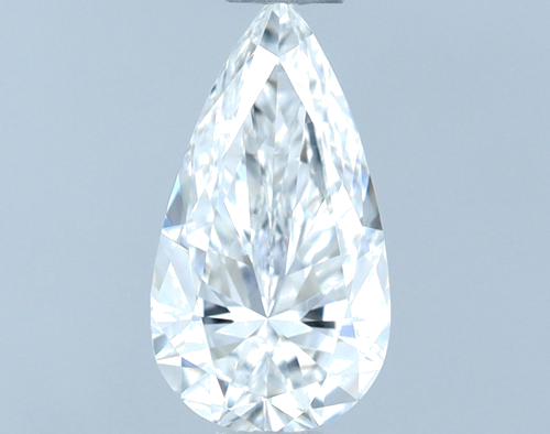 0.5 carat F-IF Natūralus Pear Deimantas (1)