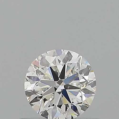 0.51 carat F-SI1 Very Good cut Natūralus Round Deimantas (1)