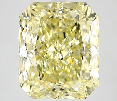 4.01 carat Fancy Yellow-VS2 Natūralus Radiant Deimantas (1)