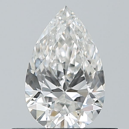 0.5 carat F-SI1 Natūralus Pear Deimantas (1)