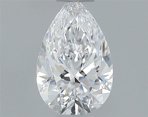 0.3 carat D-VS2 Natūralus Pear Deimantas (1)