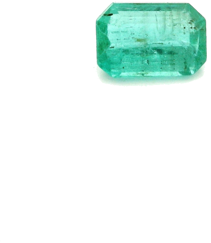 0.72 carat GREEN STEP cut Octagonal Smaragdas (1)