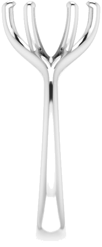 Sužadėtuvių Žiedas „Solitaire“ 585 Baltojo Aukso Round 9mm (4)