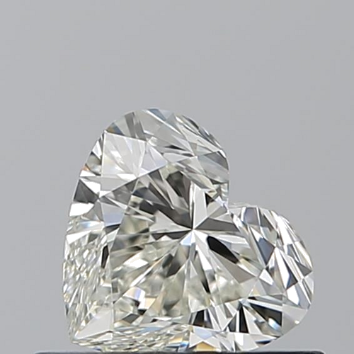 0.55 carat K-VVS1 Natūralus Heart Deimantas (1)