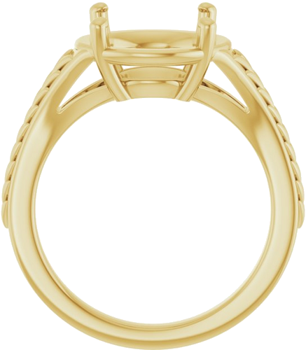 Sužadėtuvių Žiedas „Solitaire“ 14k yellow gold Round 10mm (2)