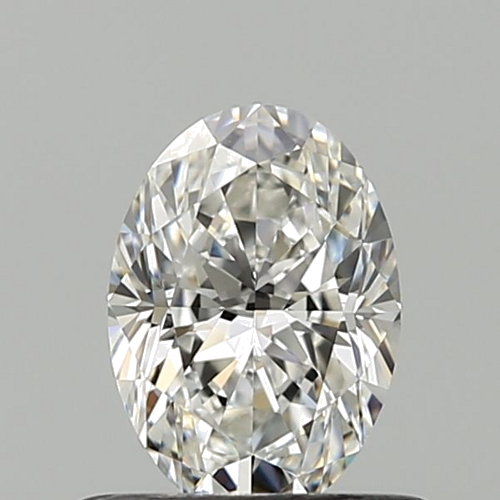 0.53 carat F-VVS1 Natūralus Oval Deimantas (1)