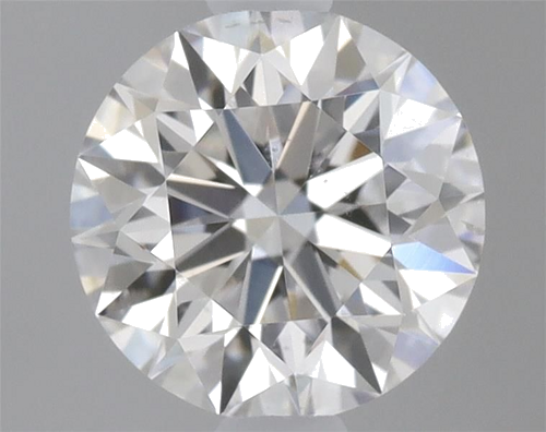0.42 carat F-SI1 Excellent cut Natūralus Round Deimantas (1)