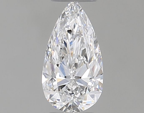 0.3 carat D-VVS1 Natūralus Pear Deimantas (1)