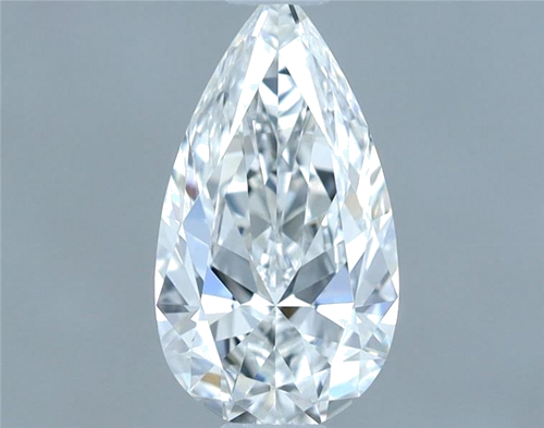 0.55 carat E-IF Natūralus Pear Deimantas (1)