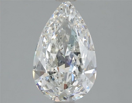 1.38 carat H-VS1 Natūralus Pear Deimantas (1)
